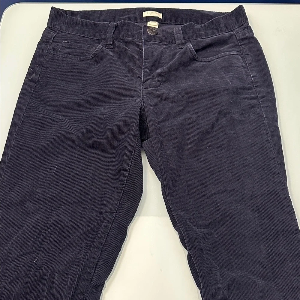 J. Crew Navy Blur Corduroy Pants